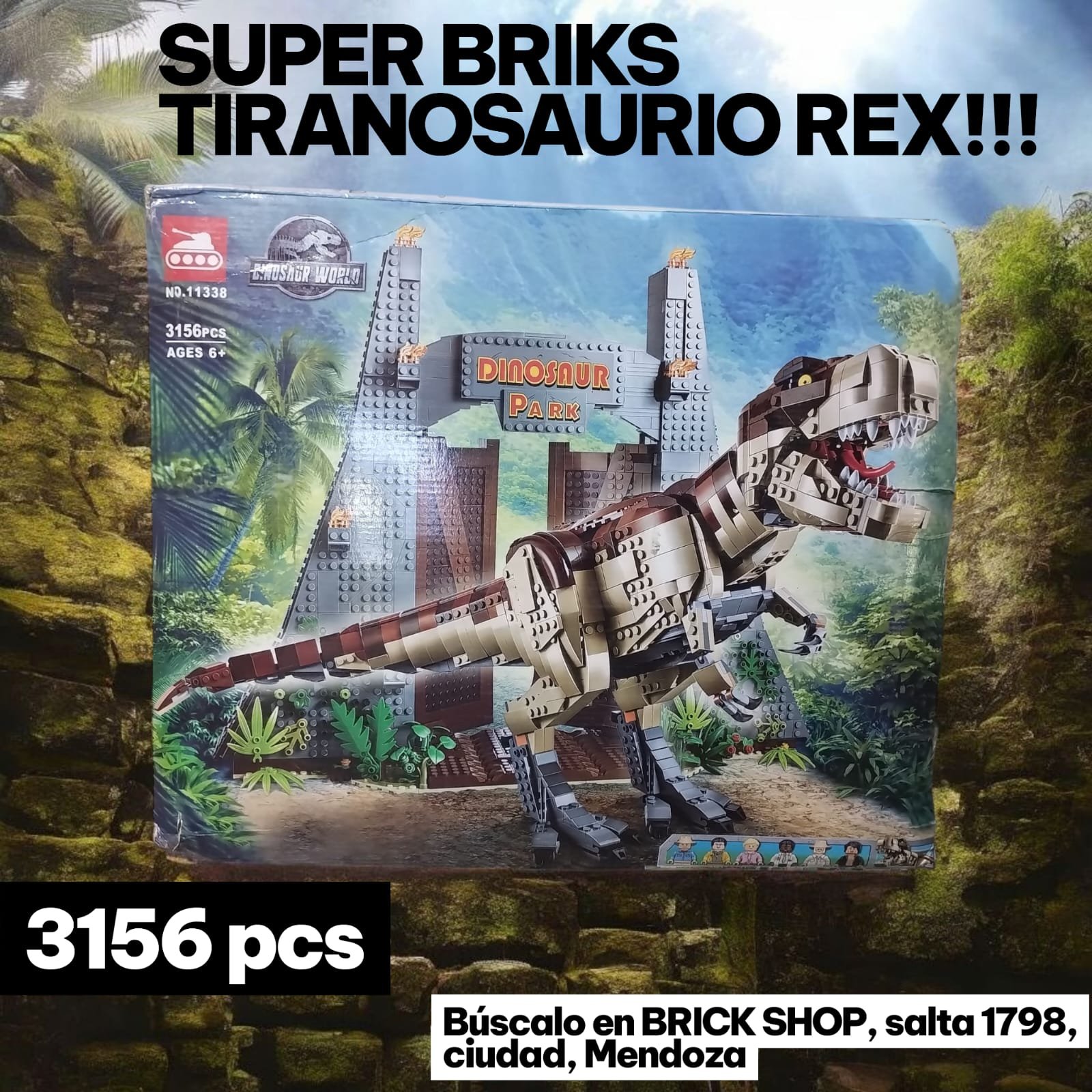 DINOSAUR WORLD 3156 PCS