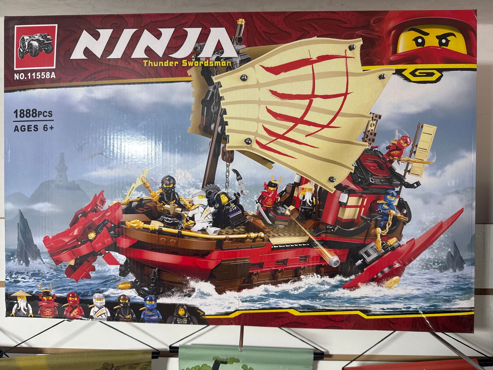 Ninja Barco Rojo
