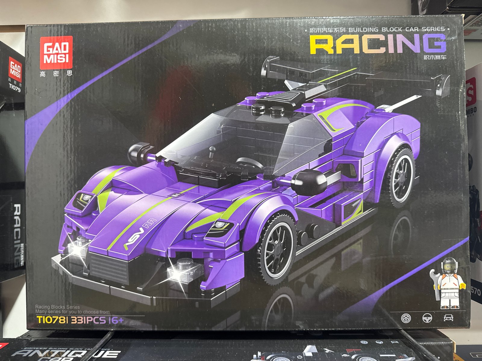 AUTO VIOLETA DEPORTIVO