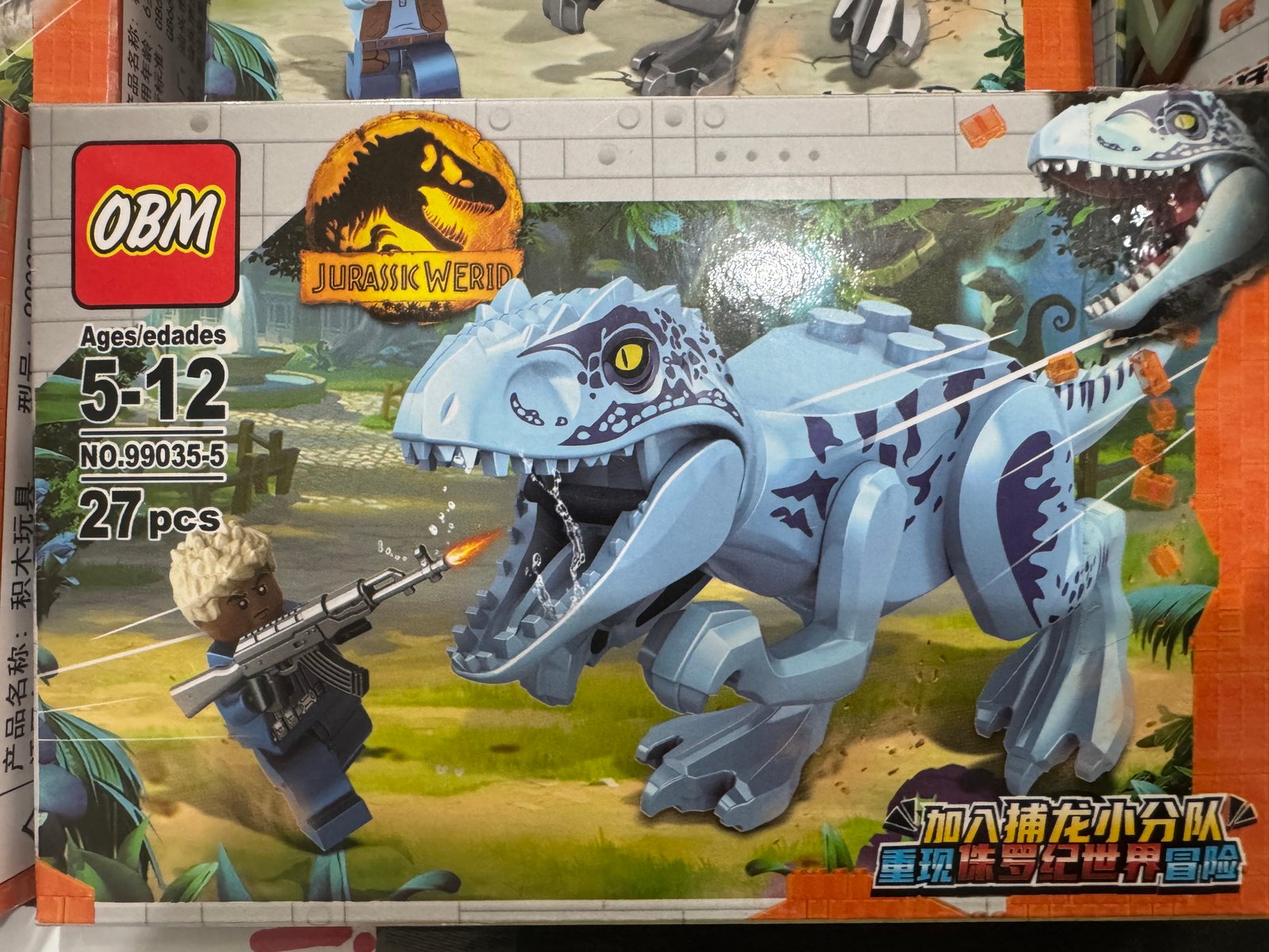 Dinosaurio caja chica ESPECIAL