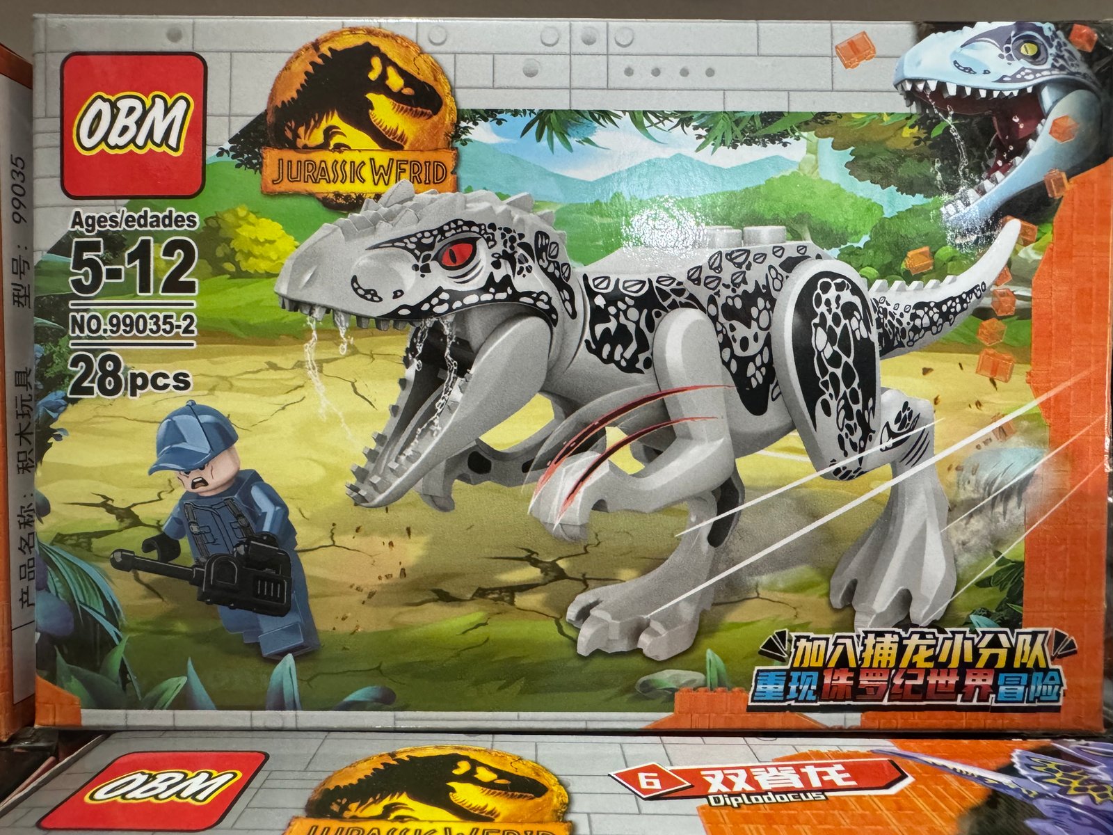 Dinosaurio caja chica ESPECIAL