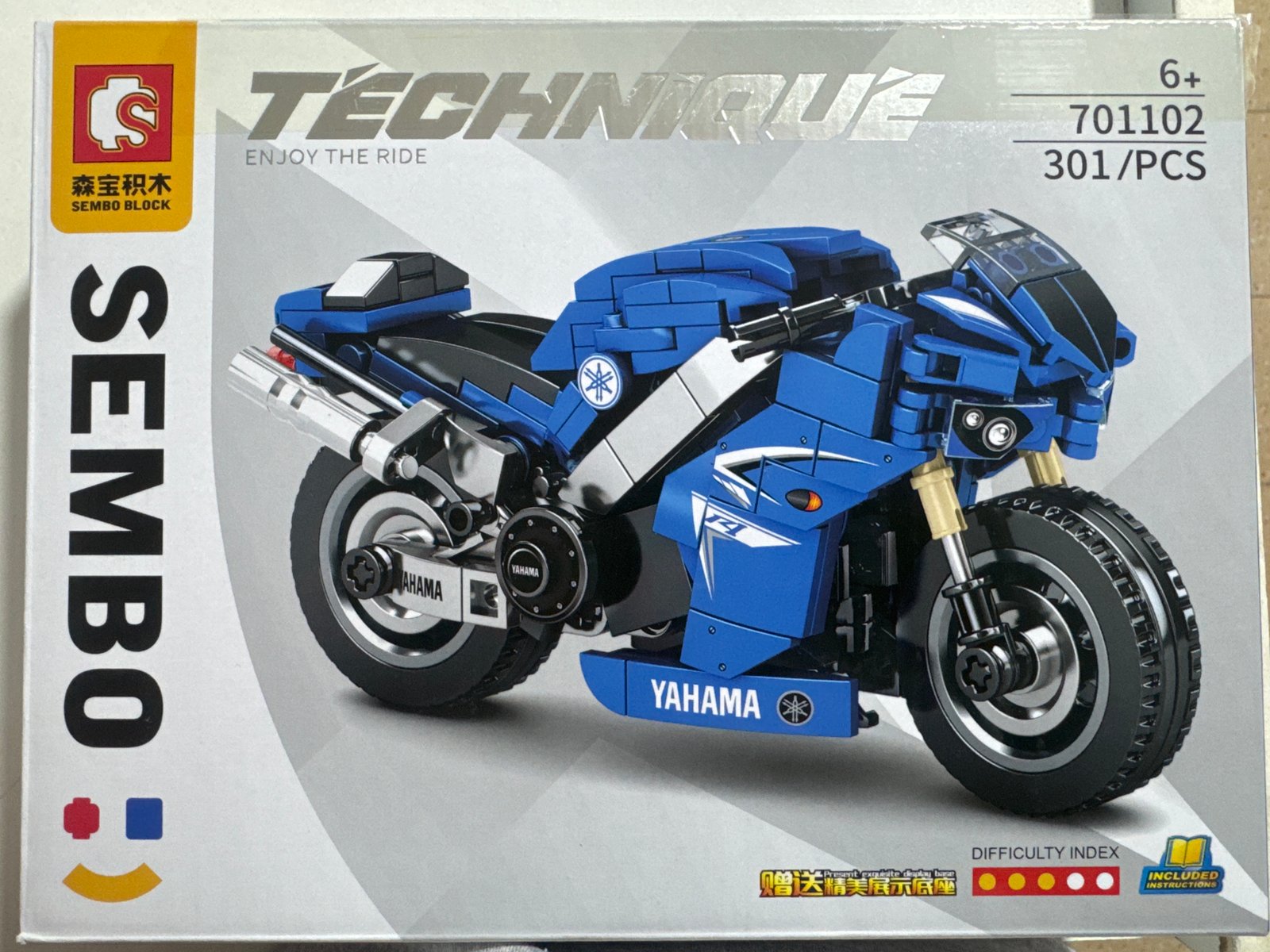 LESGO MOTO YAMAHA AZUL