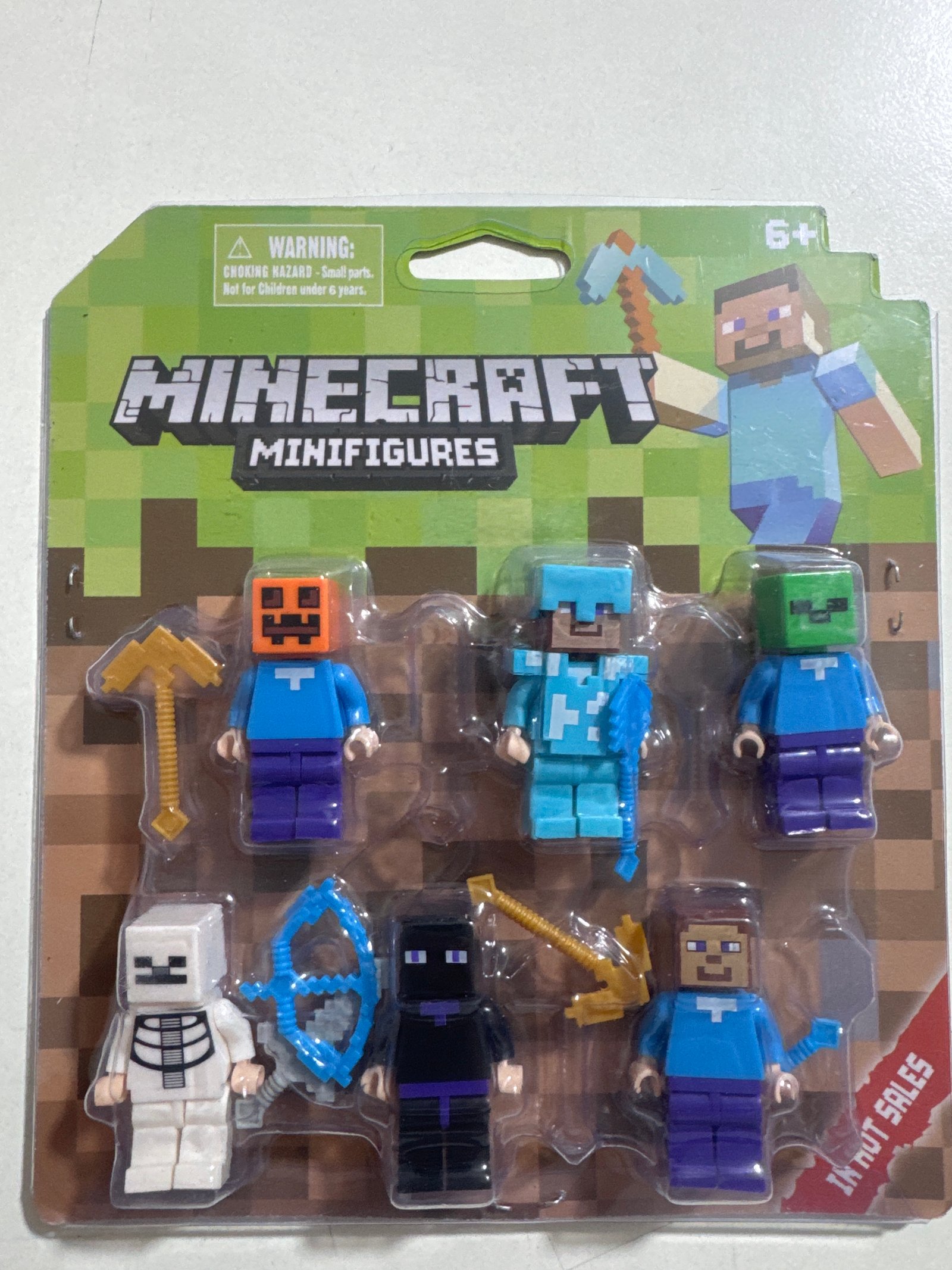 LESGO MINECRAFT BLISTER X6