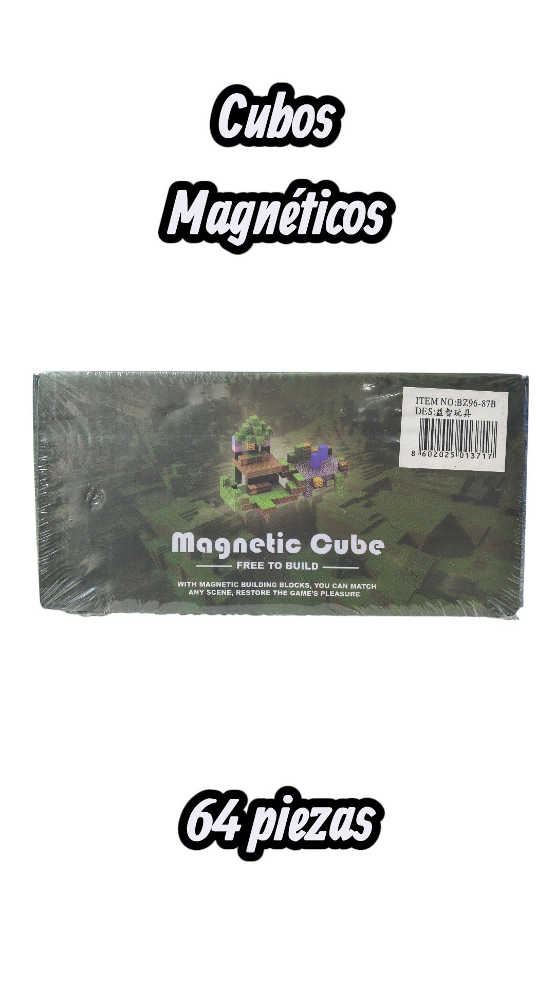 CUBO MAGNETICO X64PCS